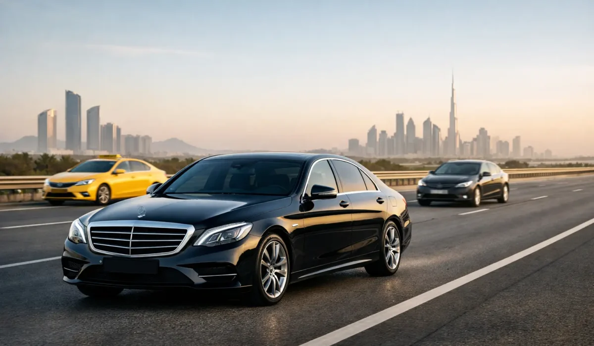 Chauffeur Service Abu Dhabi to Dubai vs Taxi vs Uber