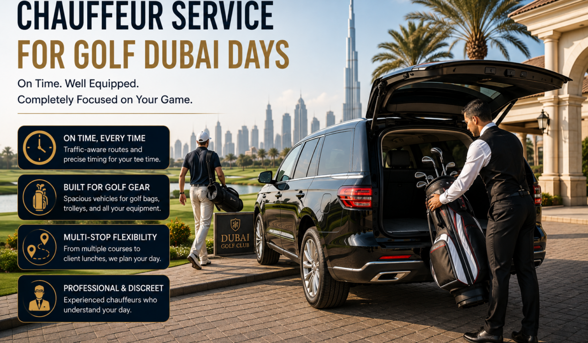 Chauffeur Service for a Golf Day in Dubai