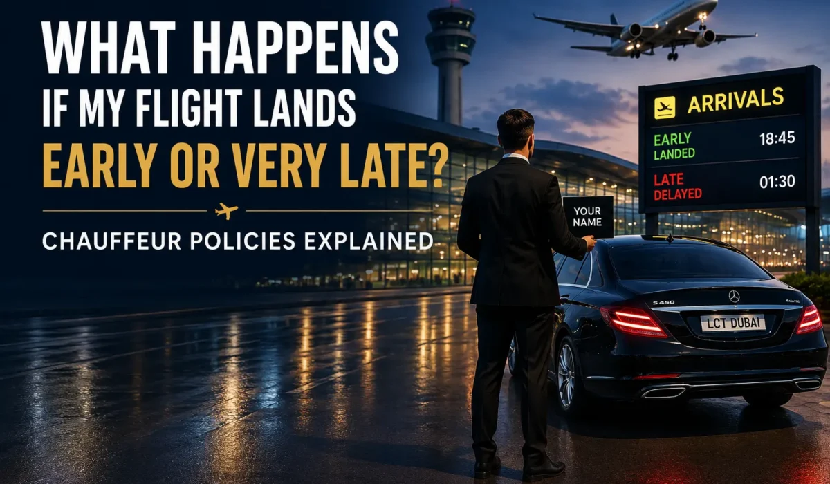 What Happens If My Flight Lands Early or Very Late? Chauffeur Policies Explained