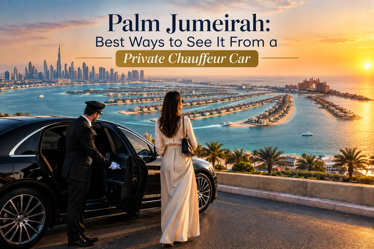 Palm Jumeirah: Best Ways to See It From a Private Chauffeur Car