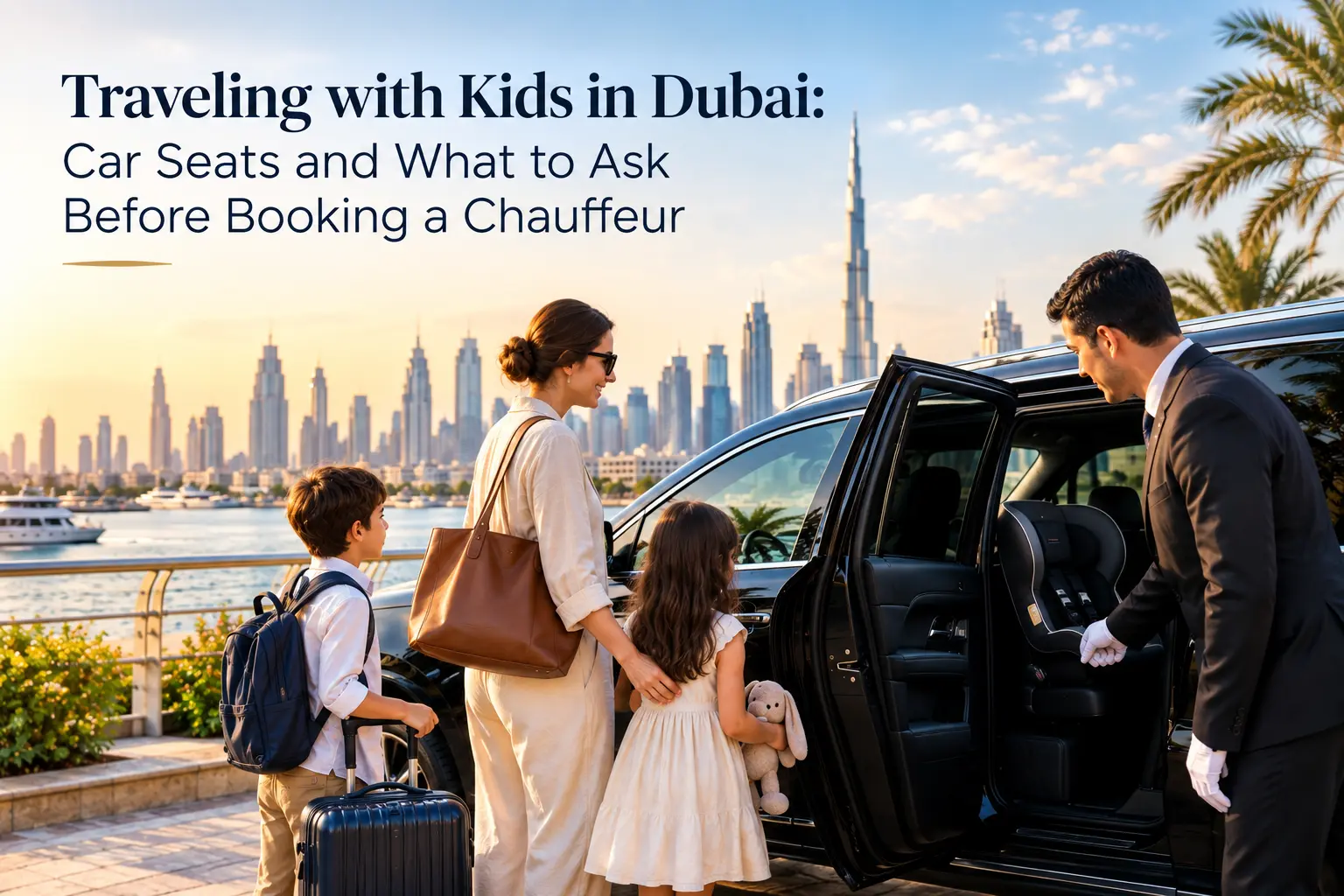 Traveling with Kids in Dubai: Car Seats and What to Ask Before Booking a Chauffeur